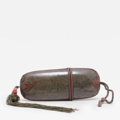 Shagreen Glasses Case with Tassel