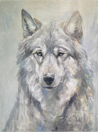 Shannon Ford WIP Wolf Portrait