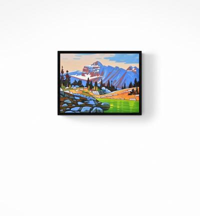Sharon Bott Study of Nicholas Botts Daybreak Jasper National Park