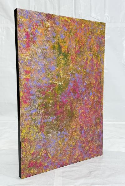 Sharon Cannon Sharon Cannon Giverny II Abstract Oil Painting Color field Canvas LA Artist