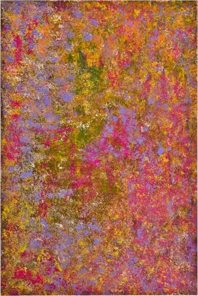 Sharon Cannon Sharon Cannon Giverny II Abstract Oil Painting Color field Canvas LA Artist