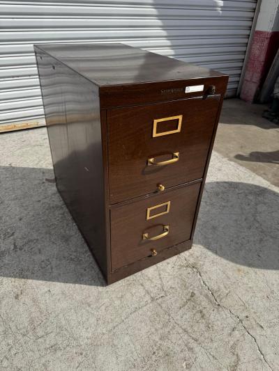 Shaw Walker Shaw Walker Faux Wood 1940s File Cabinet