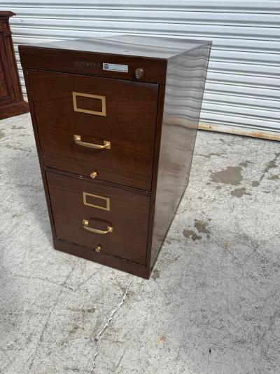 Shaw Walker Shaw Walker Faux Wood 1940s File Cabinet