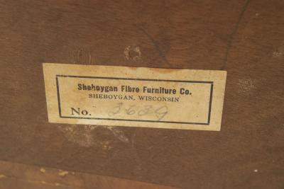 Sheboygan Fibre Furniture American Mission Style Wicker Commode