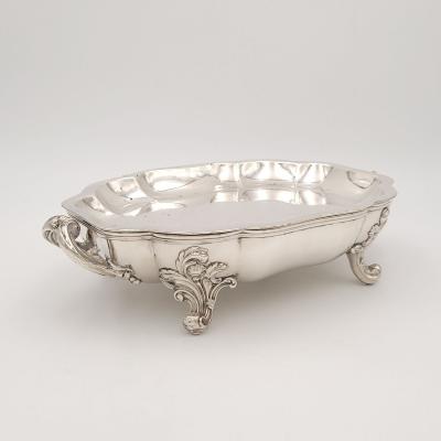 Sheffield Plate Serving Bowl England 19th century