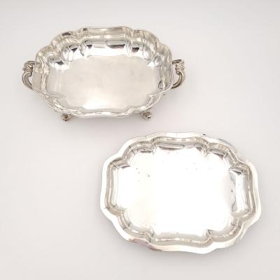 Sheffield Plate Serving Bowl England 19th century