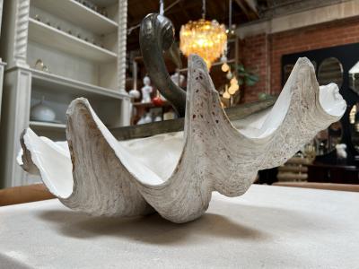 Shell and Silvered Brass Duck Shaped Trinket Bowl Italy circa 1970