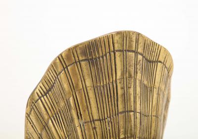 Shell bronze sconces from 1970