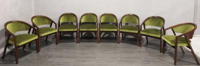 Shelton Mindel Peter Shelton and Lee Mindel Set of Eight Shelton Mindel Dining Chairs
