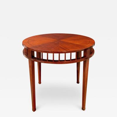 Shelton Mindel Shelton Mindel Designed Round Mahogany Side Table 1990s