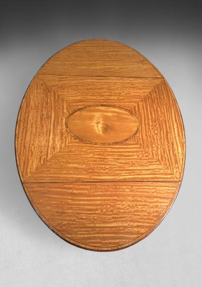 Sheraton Period Satinwood and Kingwood Pembroke Table