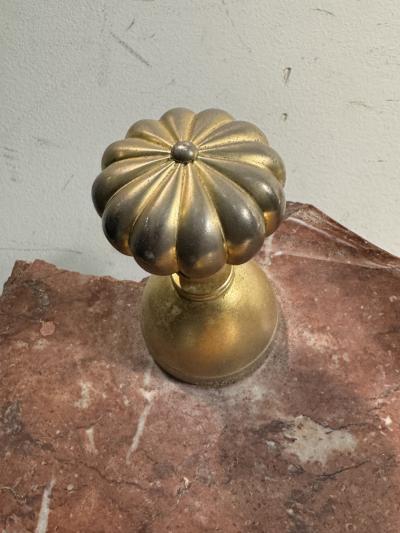 Sherle Wagner International GILT BRONZE SINK FAUCET HANDLES BY SHERLE WAGNER