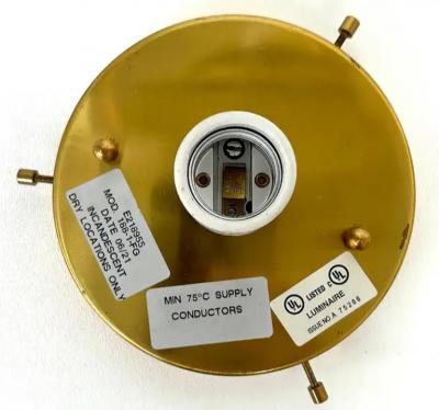 Sherle Wagner International Sherle Wagner Luninaire Flush Mount Crystal Beaded Light Fixture