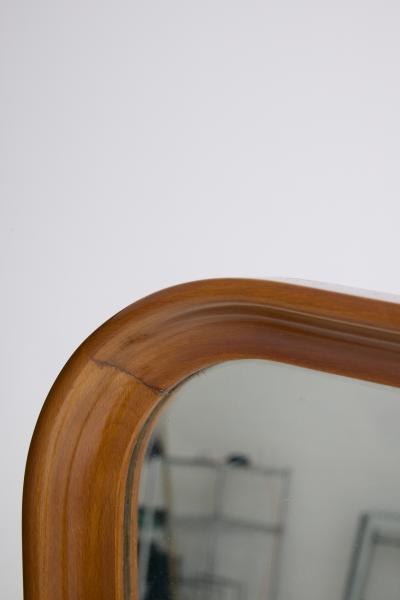 Shield Walnut Mirror