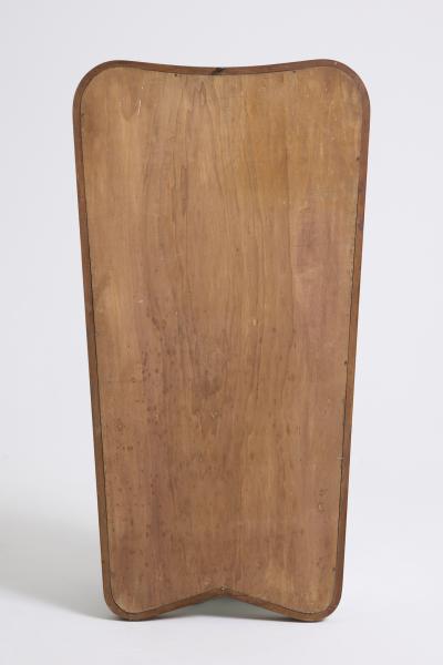 Shield Walnut Mirror