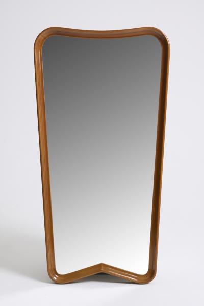 Shield Walnut Mirror