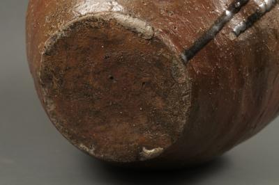 Shigaraki Glazed Stoneware Vase