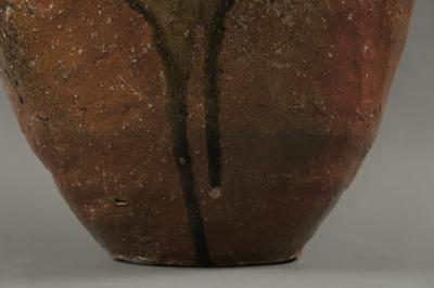 Shigaraki Glazed Stoneware Vase