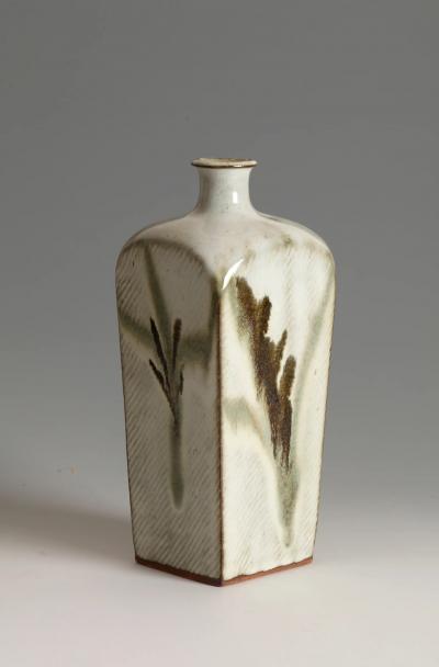 Shimaoka Tatsuzo Four Sided Vase 1990s