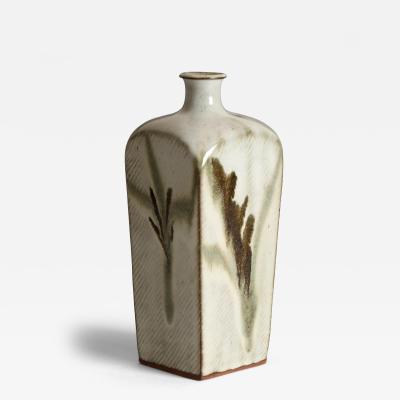 Shimaoka Tatsuzo Four Sided Vase 1990s