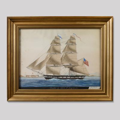 Ship Leander of Salem at Smyrna 1831