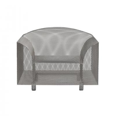 Shiro Kuramata 20th Century Shiro Kuramata Steel Mesh How High The Moon Armchairs For Vitra