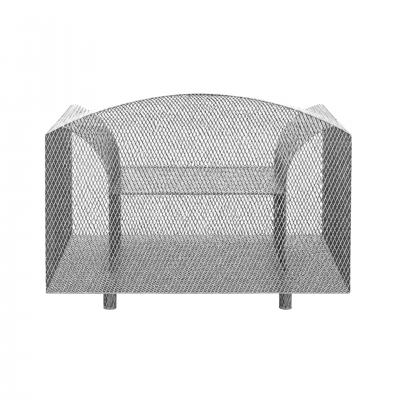 Shiro Kuramata 20th Century Shiro Kuramata Steel Mesh How High The Moon Armchairs For Vitra