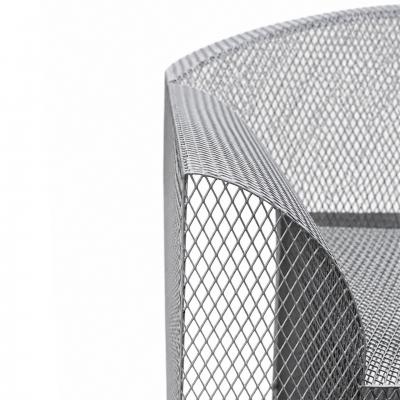 Shiro Kuramata 20th Century Shiro Kuramata Steel Mesh How High The Moon Armchairs For Vitra
