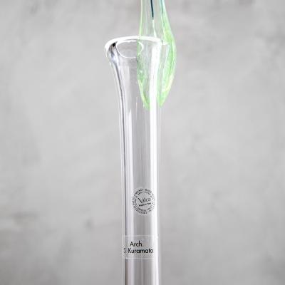 Shiro Kuramata Shiro Kuramata Vase Mod Ikebana Big in Glass by 80s