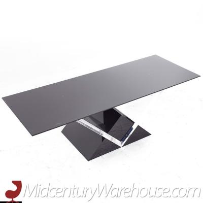 Shlomi Haziza Shlomi Hazizi Mid Century Lucite and Glass Coffee Table
