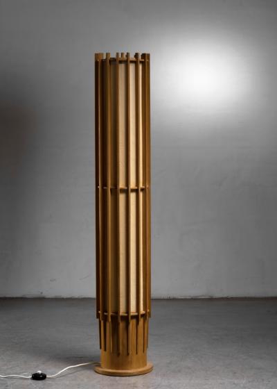 Shoji style floor lamp