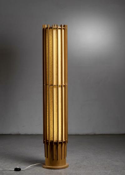 Shoji style floor lamp