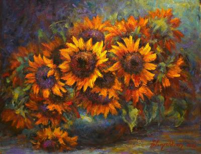 Shorena Zumbadze Sunflowers