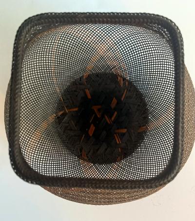 Shosei Fujitsuka Contemporary Japanese Bamboo Basket Ikebana by Fujitsuka Shosei