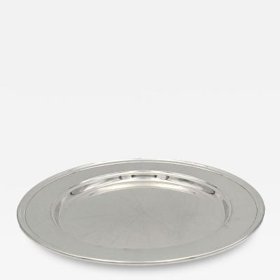 Shreve Co Sterling Round Tray U S A circa 1920