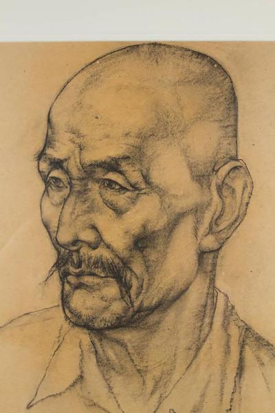 Shui Bo Wang Stunning Portrait of a Man by Shui Bo Wang