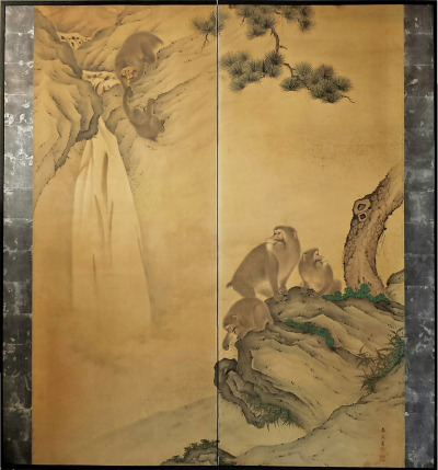 Shunkei Mori Monkeys 1800 1830