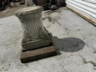 Shy Venus classical sculpture with pedestal