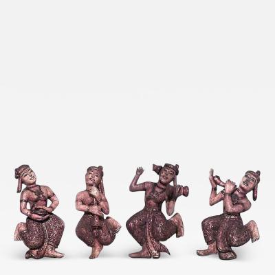 Siamese Gold Dancing Figures