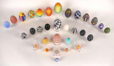 Sibyl Edwards 31 Painted Eggs By Sibyl Edwards