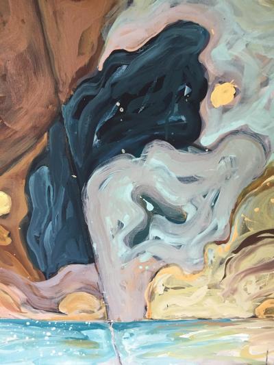 Sid Schatzky Sid Schatzky La Mer 2013 Acrylic on Canvas a Pair