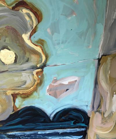 Sid Schatzky Sid Schatzky La Mer 2013 Acrylic on Canvas a Pair