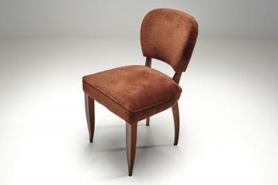 Side Chair With Copper Upholstery France 1940s