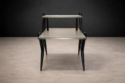 Side Table in Pau Marfim Hardwood Formica Unknown 1950s