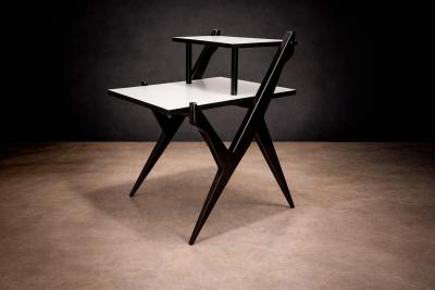 Side Table in Pau Marfim Hardwood Formica Unknown 1950s