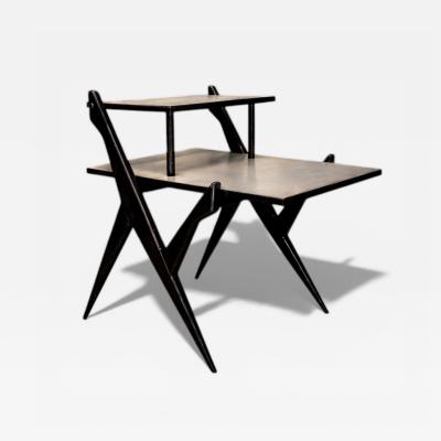 Side Table in Pau Marfim Hardwood Formica Unknown 1950s