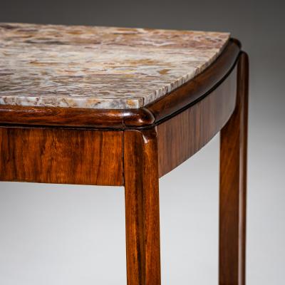 Side Table with Stone Top probably Italy 1920s 30s