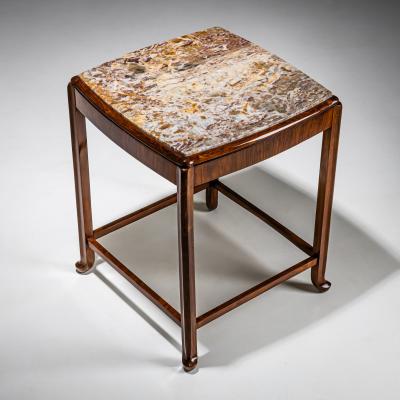 Side Table with Stone Top probably Italy 1920s 30s