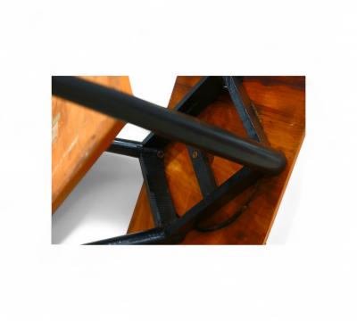 Side Table with a Swivel Top in Pau Marfim Ebony finish Unknown 1950s