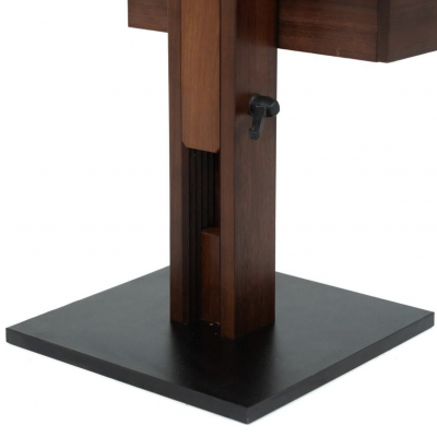 Side table by Bernard Vuarnesson Adjustable Height 1980s